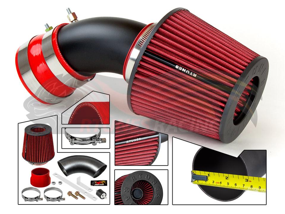 Short Ram Air Intake Kit For 1998-2005 BMW E46 3-Series | Rtunes Racing | RSI-BM-03BK