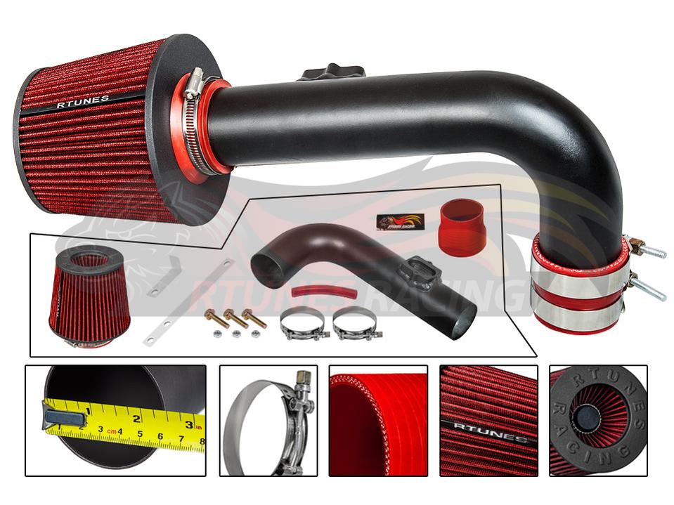Short Ram Air Intake Kit For Chevrolet 11-16 Cruze, 12-16 Sonic 1.4L Turbo | Rtunes Racing | RSI-CH-26BK