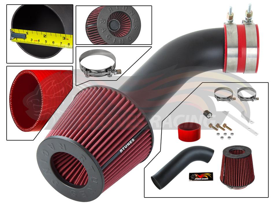 Short Ram Intake For 97-03 Dodge Durango/Dakota 3.2L 3.9L 5.2L 5.9L RSI-DG-02BK