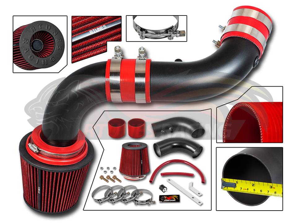 Short Ram Air Intake Kit For 2007-2010 Dodge Nitro 3.7L V6 | Rtunes Racing | RSI-DG-15BK