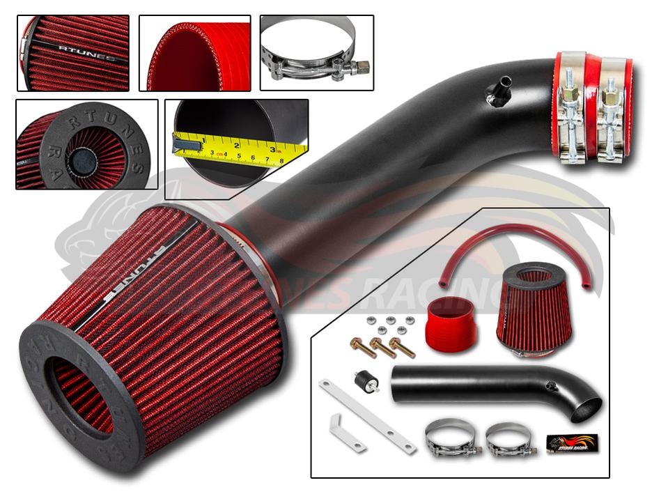 Short Ram Air Intake Kit For 1992-1995 Honda Civic/1993-1997 Honda Del Sol 1.5L/1.6L I4 | Rtunes Racing | RSI-HD-02BK