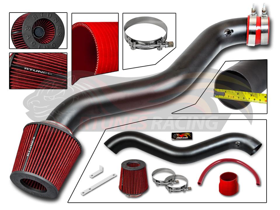 Short Ram Air Intake Kit For 1998-2002 Honda Accord 2.3L I4 /1997-2001 Prelude 2.2L I4 | Rtunes Racing | RSI-HD-09BK