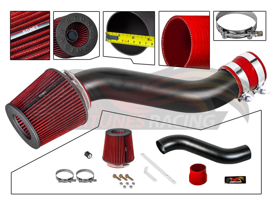 Short Ram Intake For 97-02 Jeep Wrangler 2.5L I4 RSI-JP-04BK