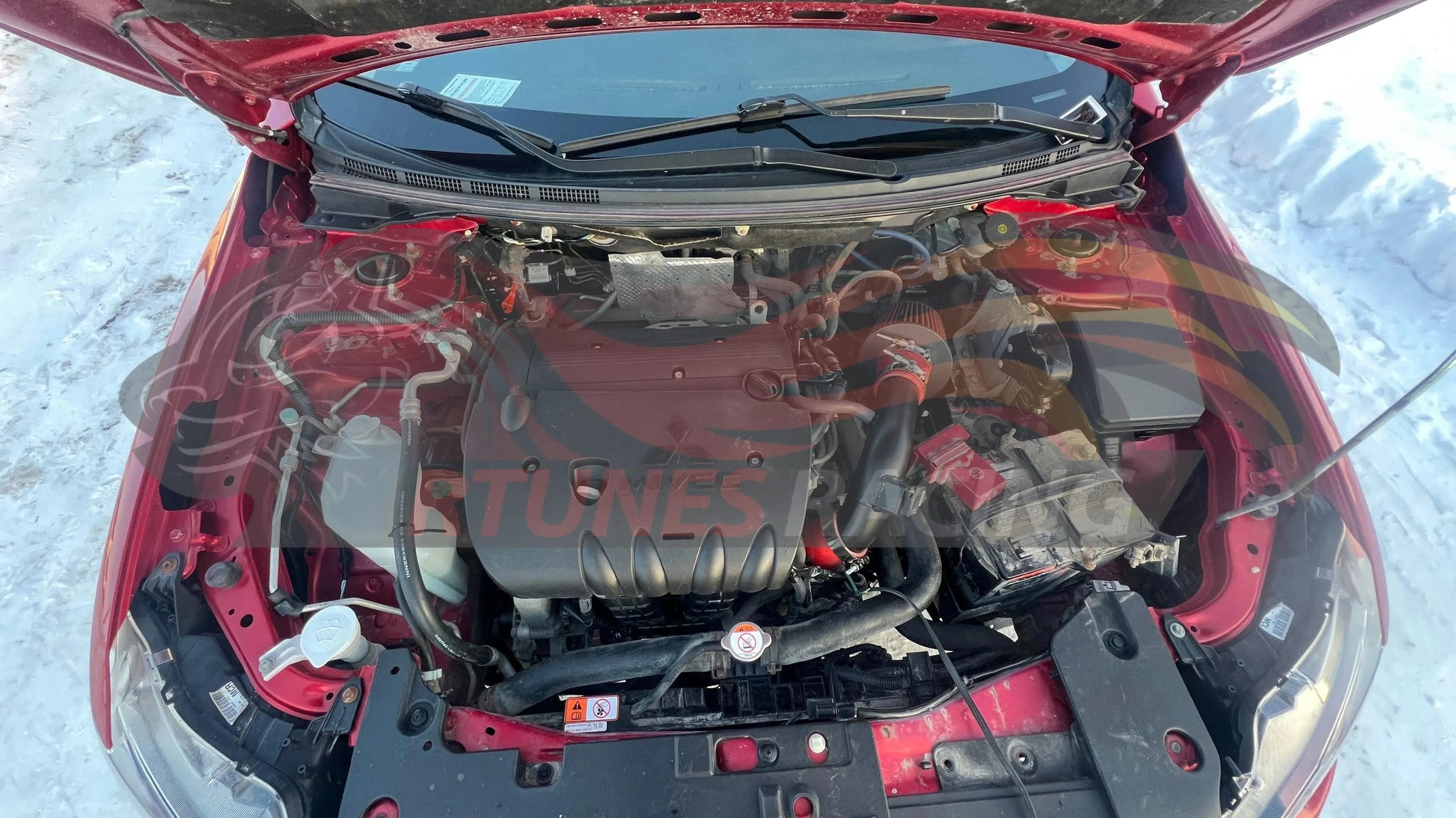 Short Ram Air Intake Kit For 2008-2014 Mitsubishi Lancer 2.0/2.4L | Rtunes Racing | RSI-MT-08BK