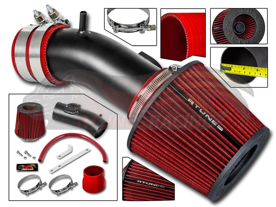 Short Ram Air Intake Kit For 2014-2016 Mazda 3, Mazda 6 2.5L L4 | Rtunes Racing | RSI-MZ-07BK