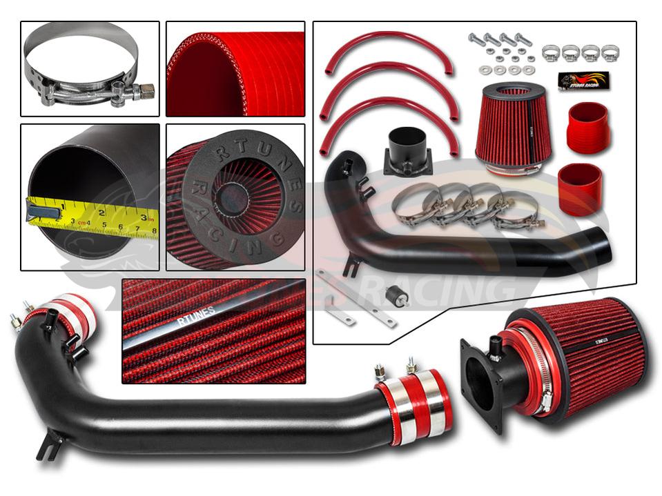 Short Ram Air Intake Kit For 1989-1994 Nissan 240Sx S13 2.4L | Rtunes Racing | RSI-NS-01BK