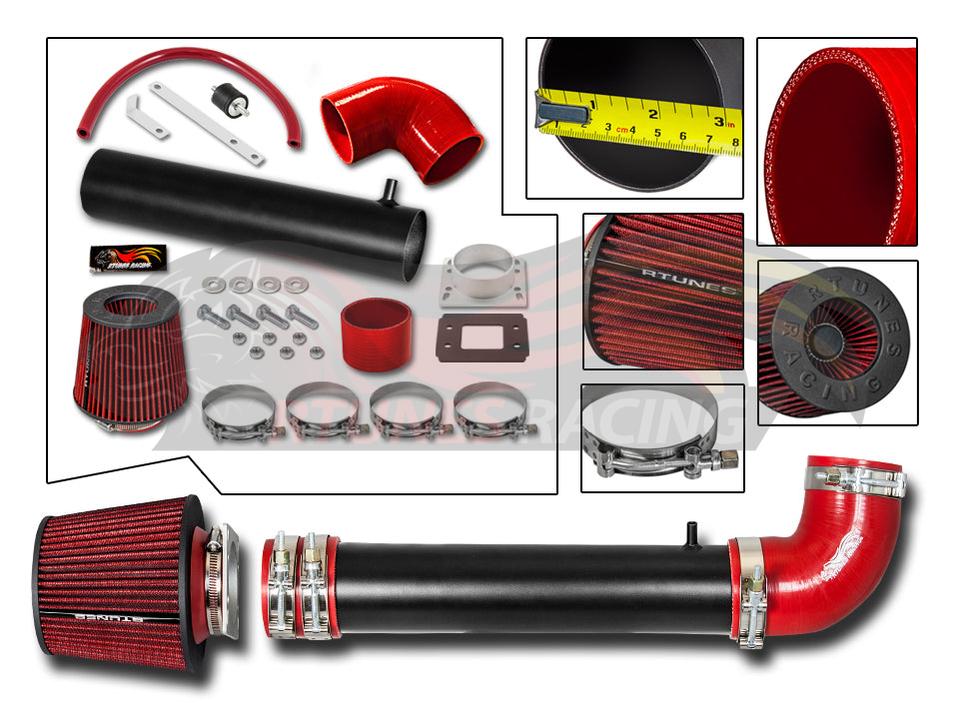 Short Ram Air Intake Kit For 1988-1995 Toyota Pickup/4Runner 2.4L I4 | Rtunes Racing | RSI-TY-08BK