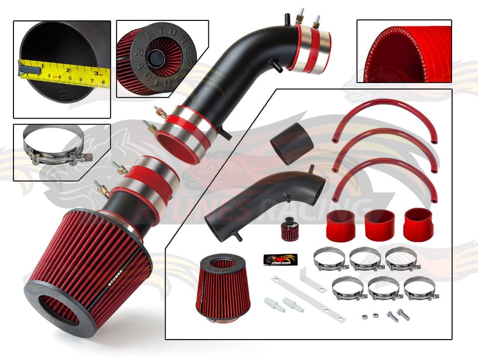 Short Ram Air Intake Kit For 1996-1998 Toyota 4Runner, 1995-1998 T100, Tacoma 3.4L V6 | Rtunes Racing | RSI-TY-13BK