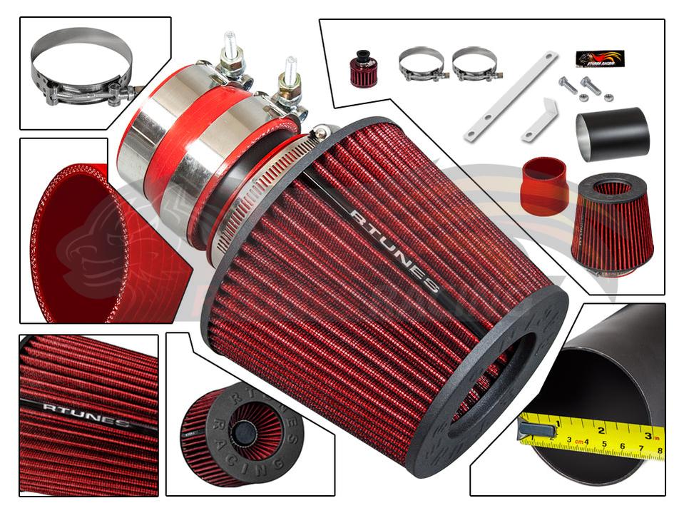 Short Ram Intake For 99-05 VW Golf/Jetta/Beetle 1.8L/1.9L/2.0L/2.8L / 00-06 Audi TT/TT Quattro 1.8L Turbo RSI-VW-04BK