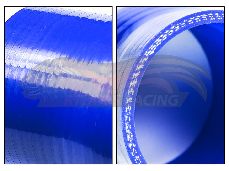 Blue Silicone Coupler Hose 3" inch (76mm) with T-Bolt Clamps | Rtunes Racing | SH-SCH76B