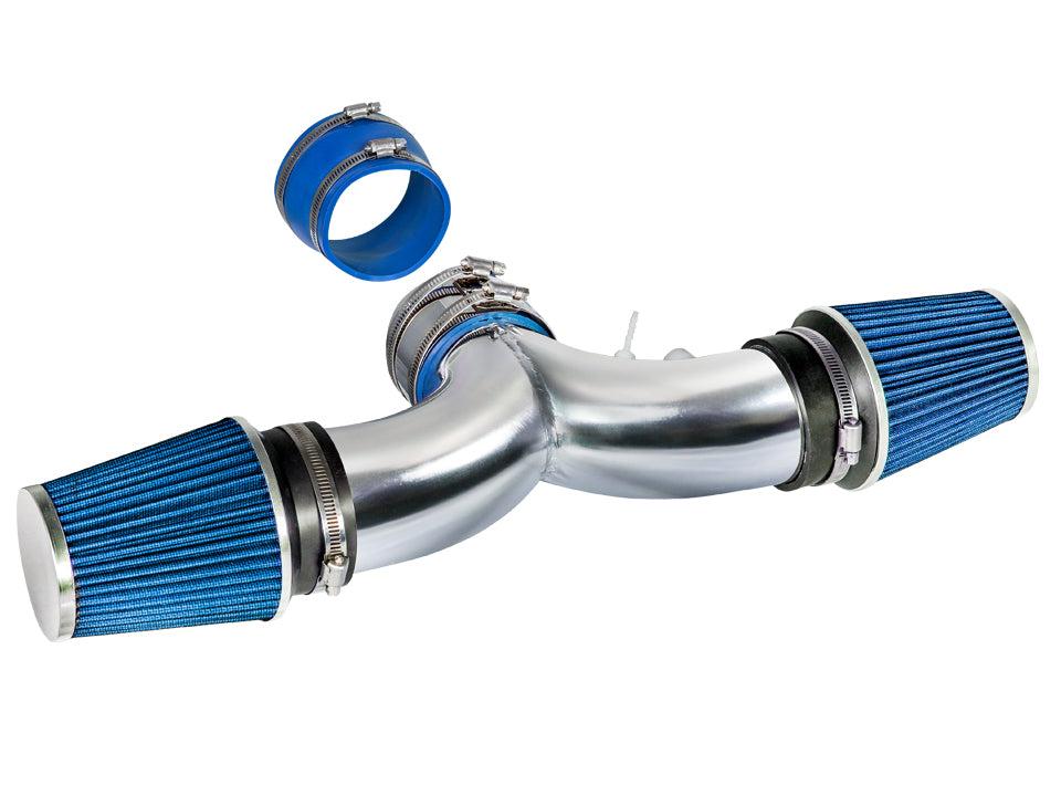 Short Ram Air Intake Kit For Dual 1994-1996 Buick Roadmaster 4.3L 5.7L V8 | Rtunes Racing | SI-CH-08BL
