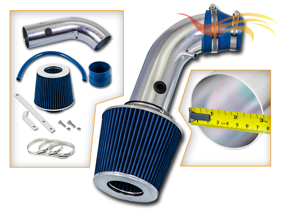 Short Ram Air Intake Kit For 2004-2008 Chevy Aveo 1.6L L4 | Rtunes Racing | SI-CH-24BL