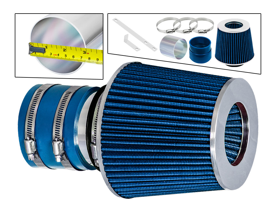 Short Ram Intake For 97-03 Malibu 3.1L / 99-04 Alero 3.4L / 99-05 Grand Am 3.4L V6 SI-CH-35BL