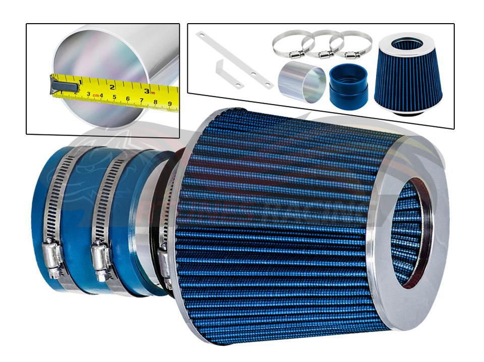 Short Ram Air Intake Kit For 1997-2003 Malibu 3.1L, 1999-2004 Alero 3.4L, 1999-2005 Grand Am 3.4L V6 | Rtunes Racing | SI-CH-35BL