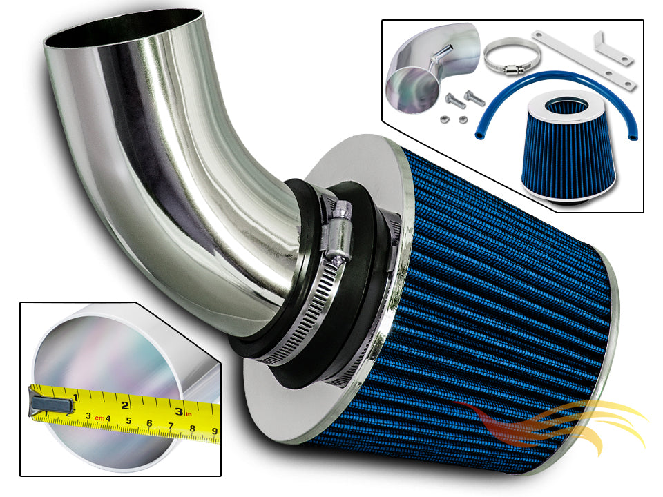 Short Ram Air Intake Kit For 2003-2006 Chrysler PT Cruiser Turbo 2.4L L4 | Rtunes Racing | SI-CR-02BL