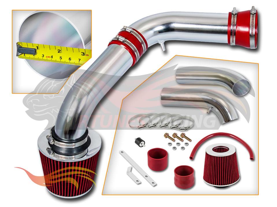 Short Ram Air Intake Kit For 2002-2007 Ram 1500 3.7L & 4.7L /2003-2007 1500/2500/3500 5.7L | Rtunes Racing | SI-DG-06RD