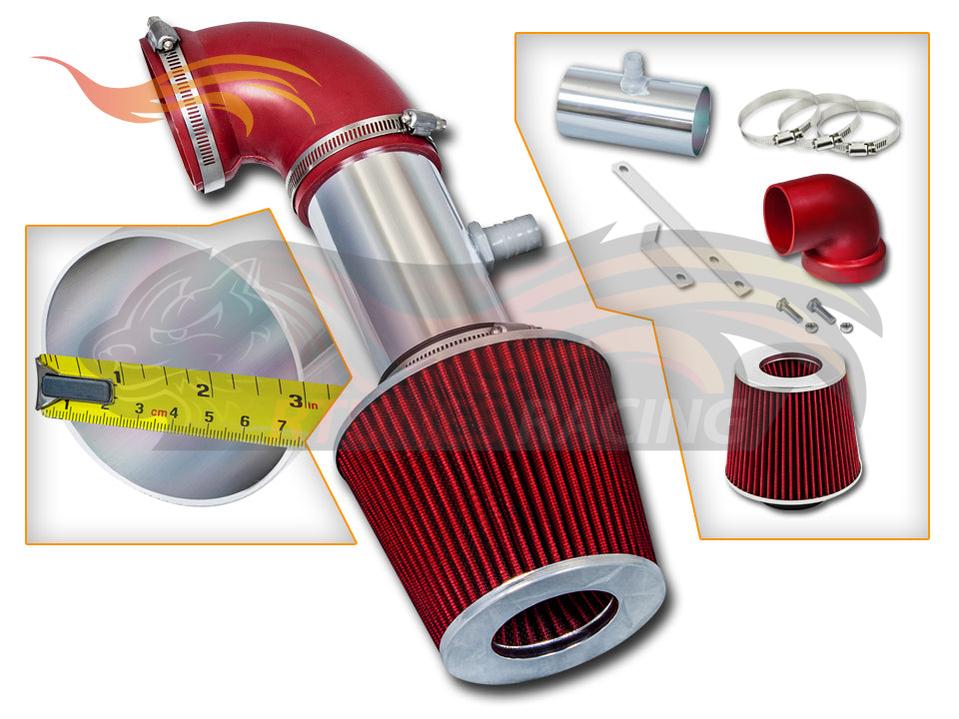 Short Ram Air Intake Kit For 2005-2006 Dodge Sebring 2.7L | Rtunes Racing | SI-DG-12RD
