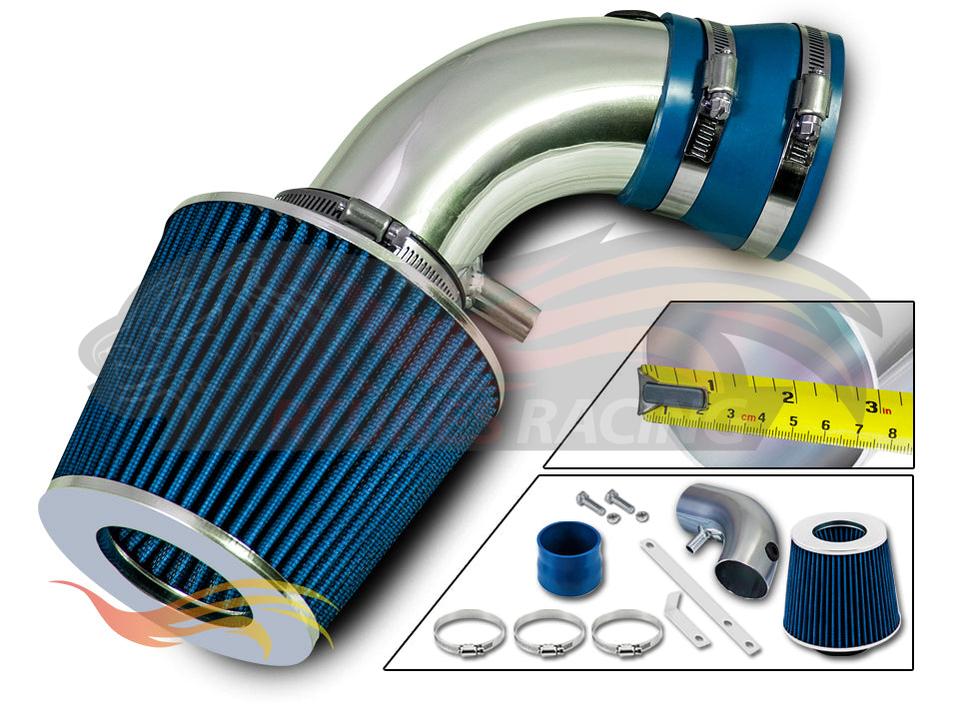 Short Ram Air Intake Kit For 2001-2003 Chrysler Voyager LX Mini 3.3L V6 | Rtunes Racing | SI-DG-18BL