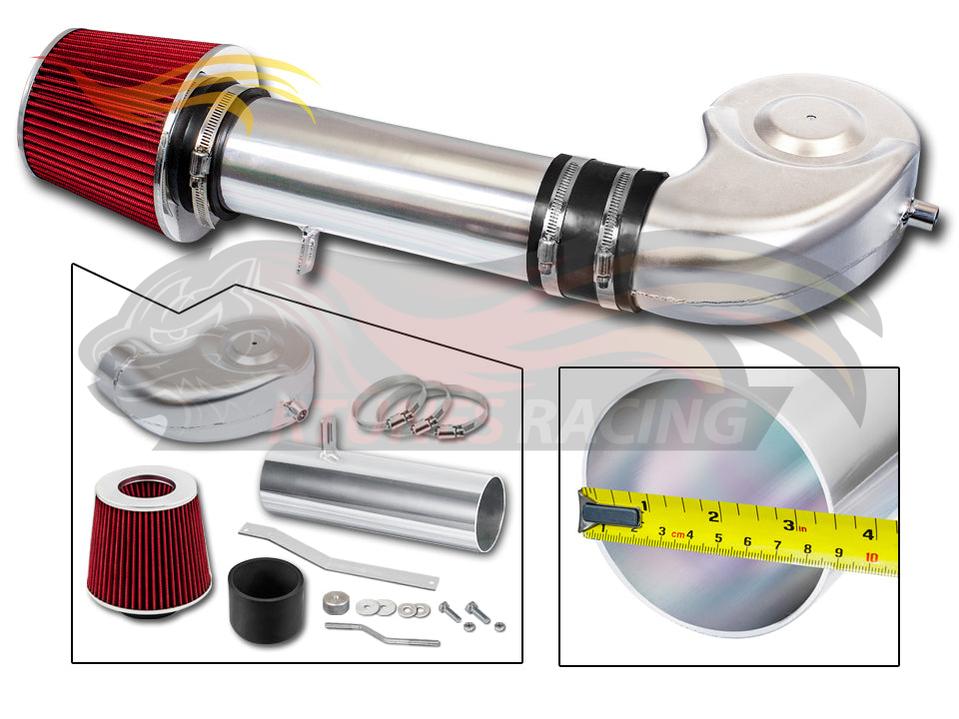 Short Ram Air Intake Kit For 1994-2001 Dodge Ram 1500 5.2L/5.9L V8, 1994-2002 Dodge Ram 2500 5.9L V8 (With Filter) | Rtunes Racing | SI-DG-22RD