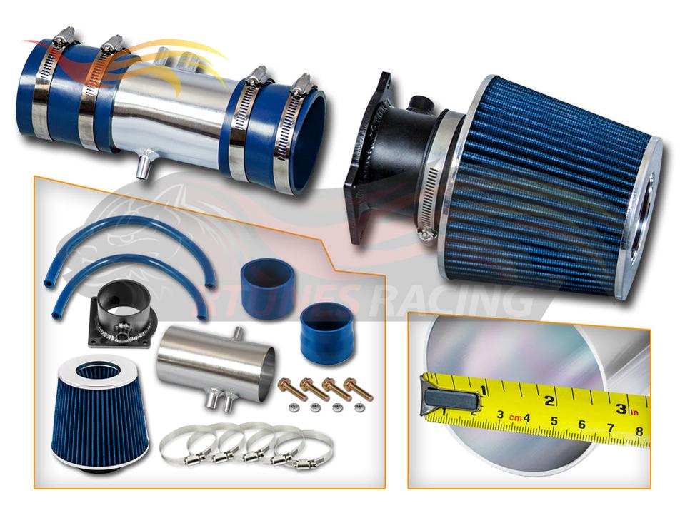 Short Ram Air Intake Kit For 1995-2000 Contour 2.5L V6 | Rtunes Racing | SI-FD-03BL