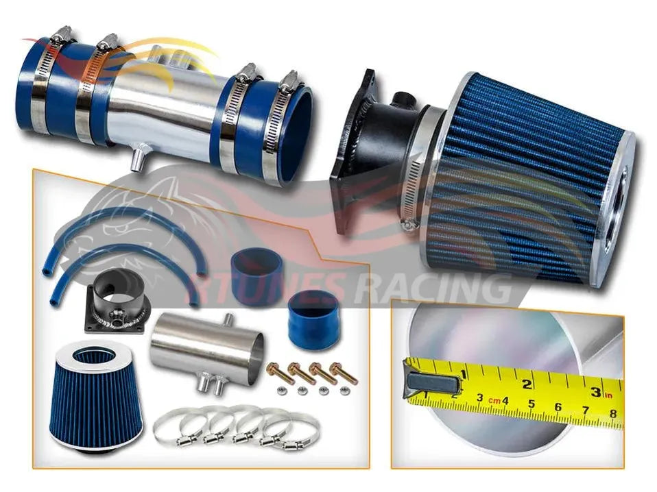 Short Ram Air Intake Kit For 1995-2000 Contour 2.5L V6 | Rtunes Racing | SI-FD-03BL