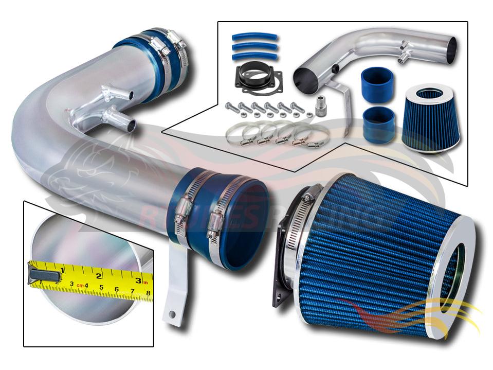 Short Ram Air Intake Kit For 1997-2003 Ford F150, Expedition V8 4.6L & 5.4L, 1997-1999 F-250 V8 5.4L | Rtunes Racing | SI-FD-04BL