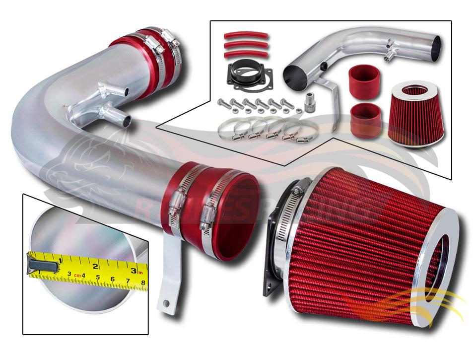 Short Ram Air Intake Kit For 1997-2003 Ford F150, Expedition V8 4.6L & 5.4L, 1997-1999 F-250 V8 5.4L | Rtunes Racing | SI-FD-04RD