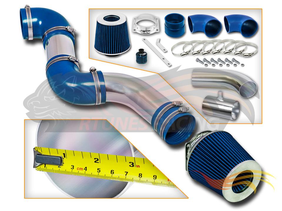 Short Ram Air Intake Kit For 1996-2002 Ford Crown Victoria 4.6L V8 | Rtunes Racing | SI-FD-09BL