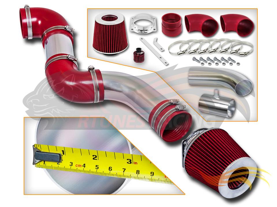Short Ram Air Intake Kit For 1996-2002 Ford Crown Victoria 4.6L V8 | Rtunes Racing | SI-FD-09RD
