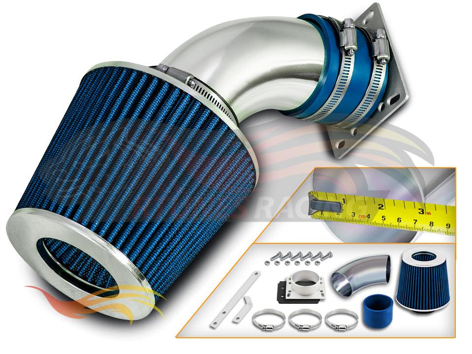 Short Ram Air Intake Kit For 1998-2001 Ford Ranger 3.0L V6 | Rtunes Racing | SI-FD-20BL
