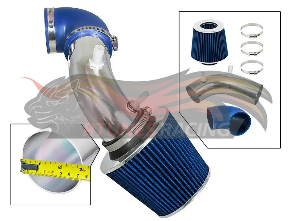 Short Ram Air Intake Kit For 2011-2018 Ford Taurus Sho/2013-2018 Ford Flex/2013-2018 Ford Explorer 3.5L V6 Twin Turbo Intake Kit | Rtunes Racing | SI-FD-23BL
