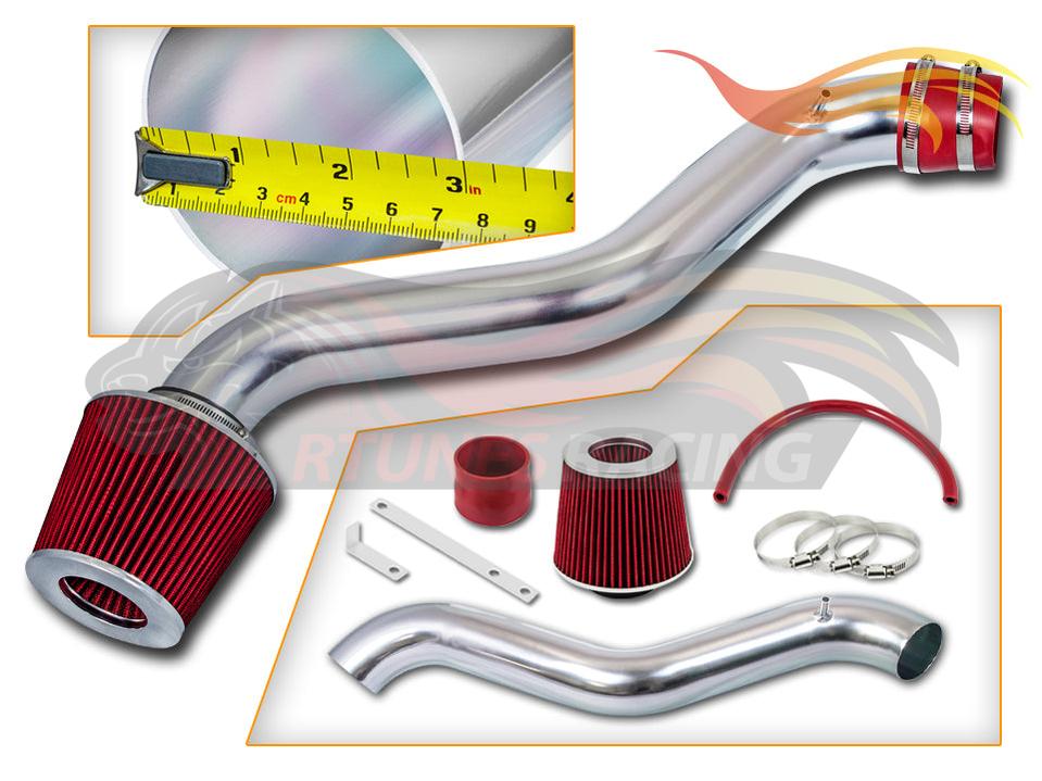 Short Ram Air Intake Kit For 1997-2001 Honda Prelude All Models, 1998-2002 Honda Accord L4 | Rtunes Racing | SI-HD-09RD