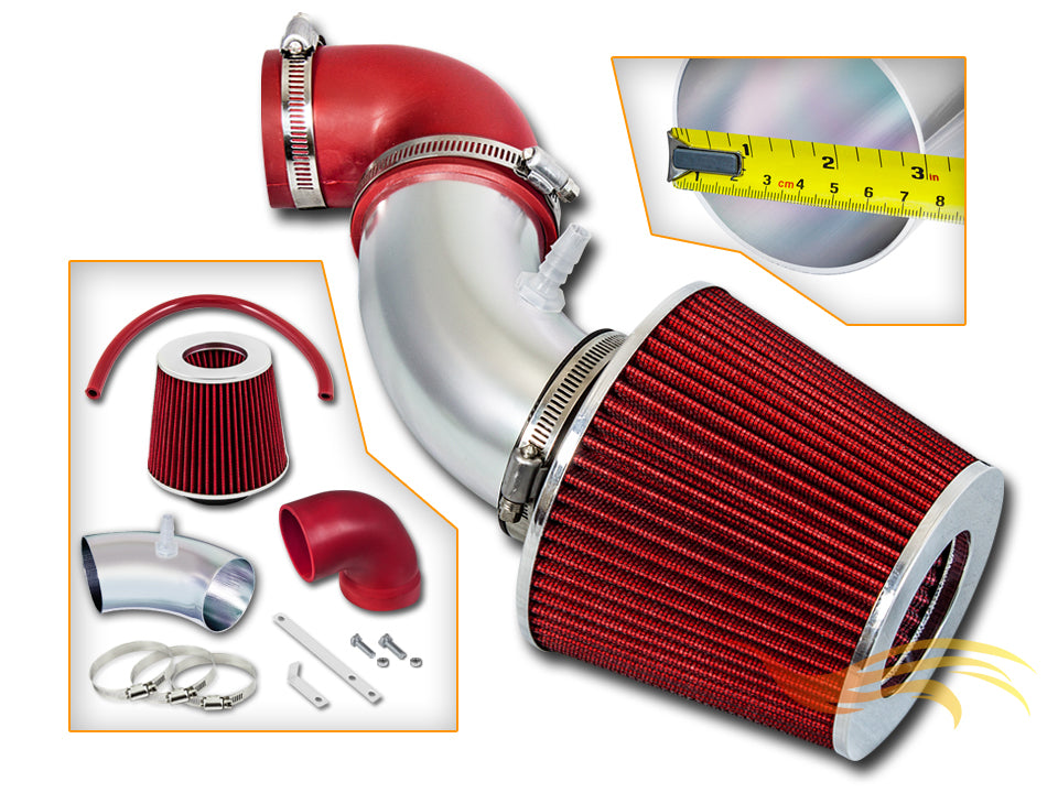 Short Ram Intake For 06-08 Honda Fit / Jazz 1.5L L4 SI-HD-10RD