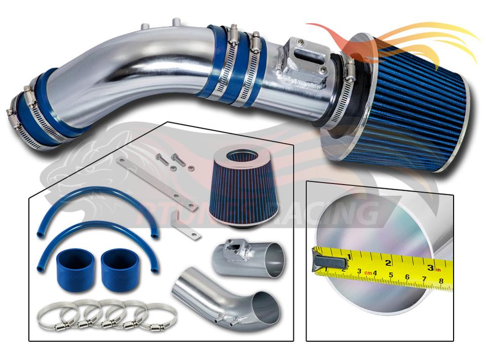 Short Ram Air Intake Kit For 2004-2007 Honda Accord 2.4L L4 Sulev | Rtunes Racing | SI-HD-12BL