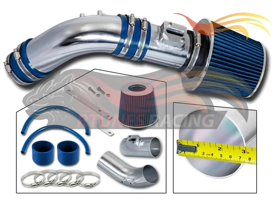 Short Ram Air Intake Kit For 2004-2007 Honda Accord 2.4L L4 Sulev | Rtunes Racing | SI-HD-12BL