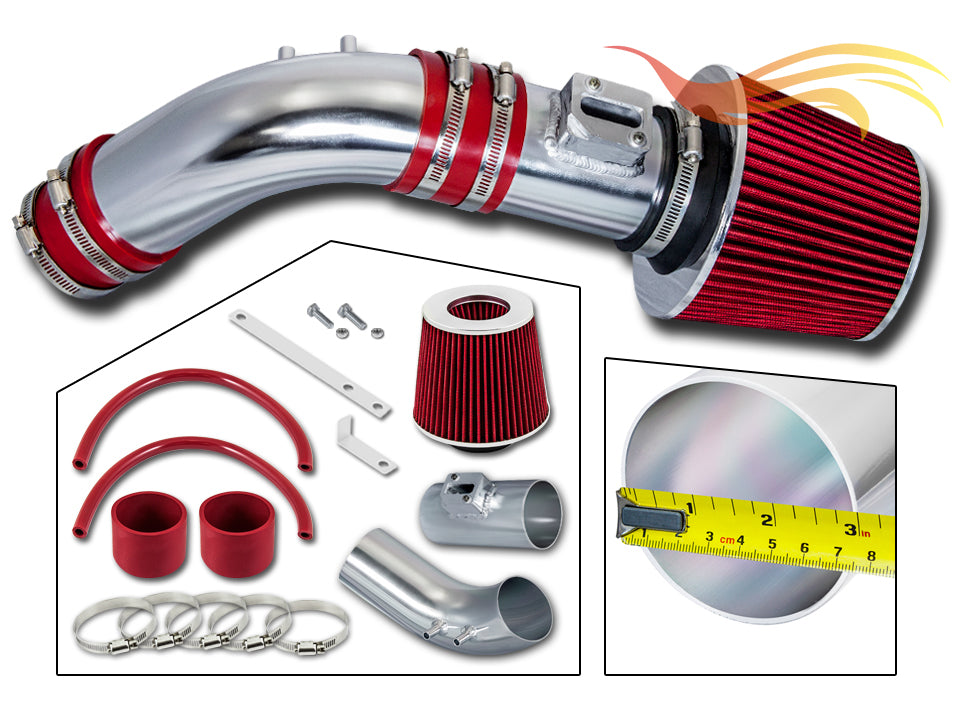 Short Ram Intake For 04-07 Honda Accord 2.4L L4 Sulev SI-HD-12RD