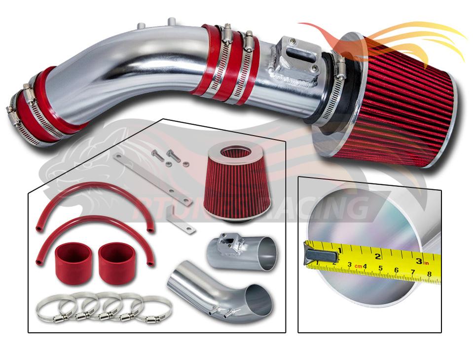 Short Ram Air Intake Kit For 2004-2007 Honda Accord 2.4L L4 Sulev | Rtunes Racing | SI-HD-12RD