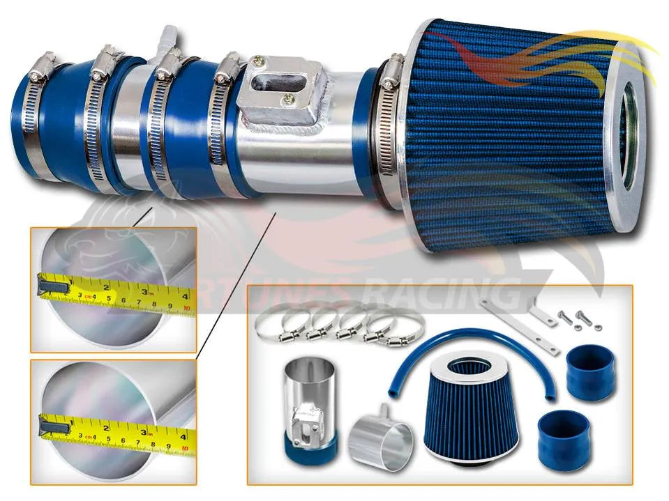 Short Ram Air Intake Kit For 2008-2012 Honda Honda Accord, 2010-2012 Honda Crosstour, 2007-2014 Acura TL 3.5L, 10 Acura TL 3.7L V6 | Rtunes Racing | SI-HD-18BL