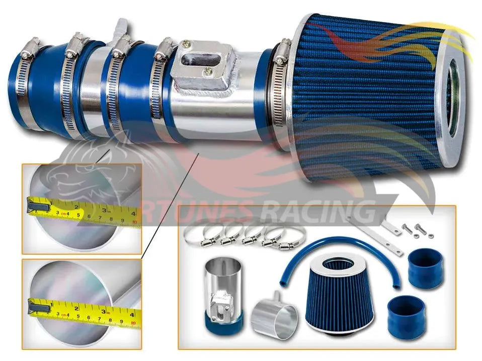 Short Ram Air Intake Kit For 2008-2012 Honda Honda Accord, 2010-2012 Honda Crosstour, 2007-2014 Acura TL 3.5L, 10 Acura TL 3.7L V6 | Rtunes Racing | SI-HD-18BL