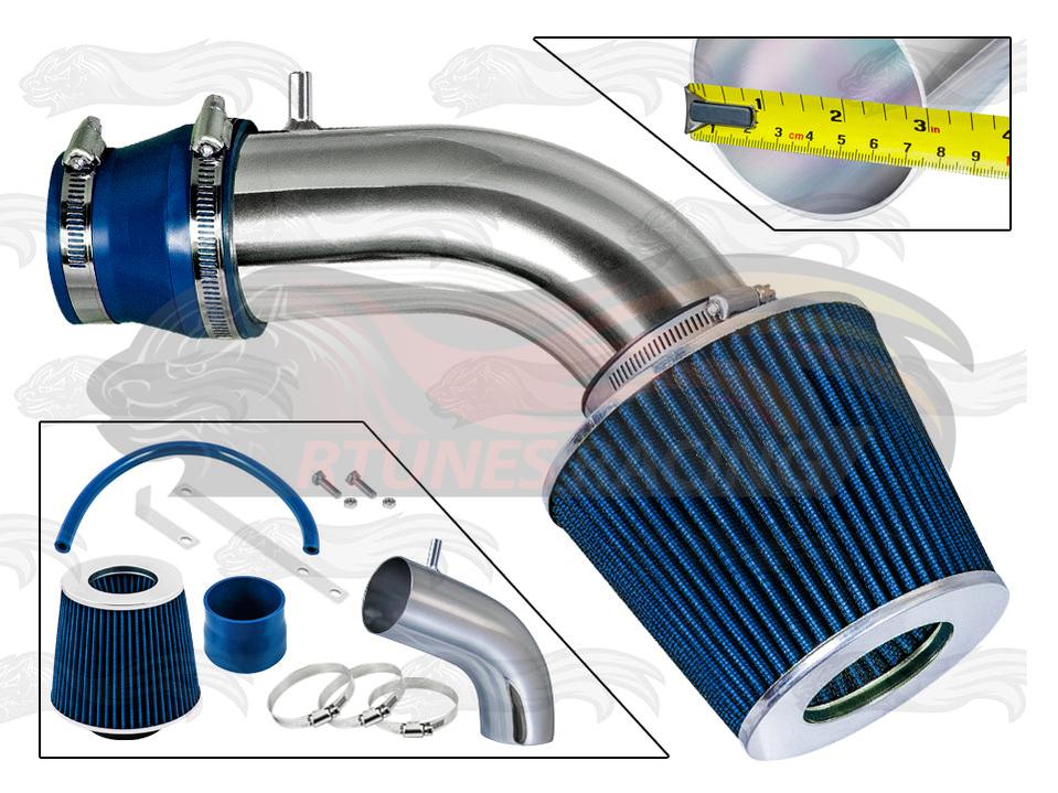 Short Ram Air Intake Kit For 2011-2013 Hyundai Accent 1.6L L4, 2012-2013 Hyundai Veloster 1.6L Gdi Engine, 2011-2013 Hyundai Elantra 1.8L L4 | Rtunes Racing | SI-HY-06BL