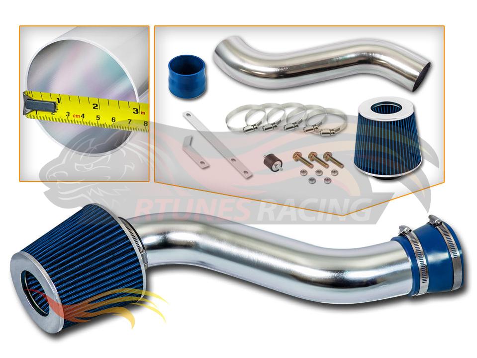 Short Ram Air Intake Kit For 1997-2004 Jeep Wrangler L4 2.5L | Rtunes Racing | SI-JP-04BL