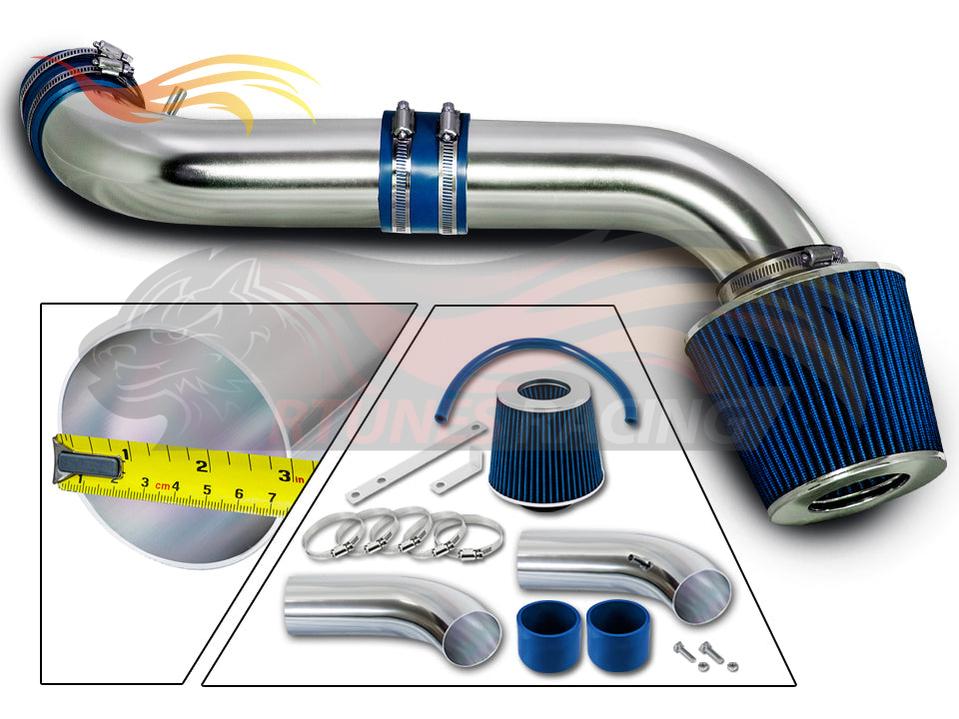 Short Ram Air Intake Kit For 1999-2004 Jeep Grand Cherokee 4.7L V8, 4.7L V8 H/O | Rtunes Racing | SI-JP-07BL