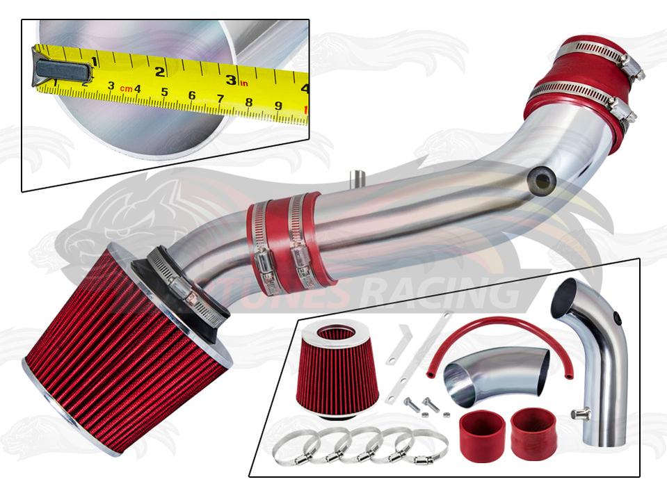 Short Ram Air Intake Kit For 2007-2011 Jeep Wrangler 3.8L V6 | Rtunes Racing | SI-JP-09RD