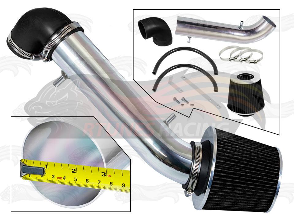 Short Ram Air Intake Kit For 1991-1995 Jeep Wrangler 2.5L L4, 4.0L V6 | Rtunes Racing | SI-JP-10CK