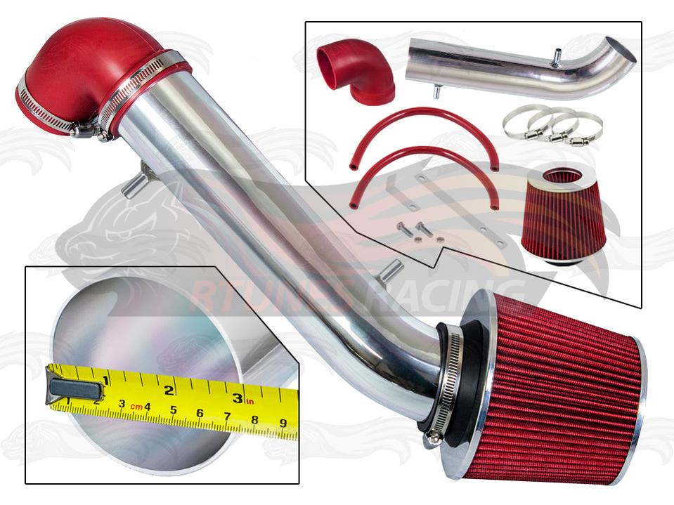 Short Ram Air Intake Kit For 1991-1995 Jeep Wrangler 2.5L L4, 4.0L V6 | Rtunes Racing | SI-JP-10RD