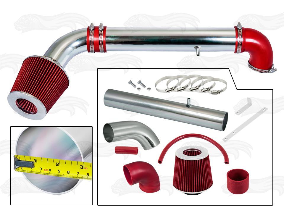 Short Ram Intake For 97-06 Jeep Wrangler 2.5L L4 / 4.0L V6 SI-JP-11RD