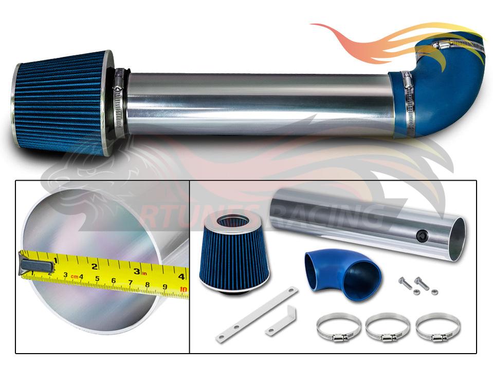 Short Ram Air Intake Kit For 2005-2010 Jeep Grand Cherokee 5.7L V8, 2006-2010 Commander 5.7L V8, 2006-2010 Jeep Grand Cherokee 6.1L SRT8 V8 | Rtunes Racing | SI-JP-12BL