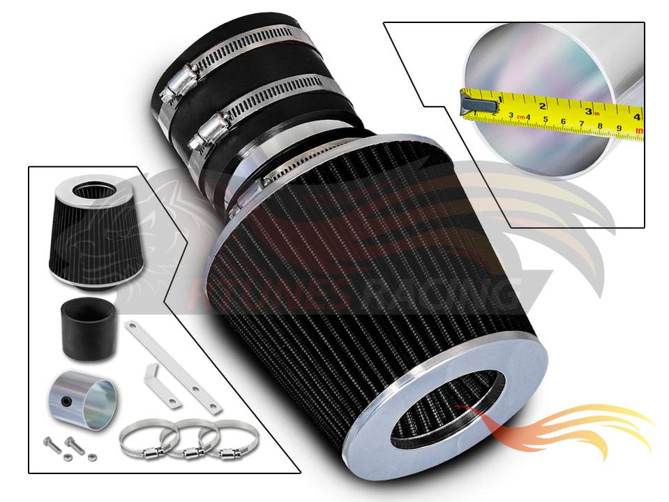 Short Ram Air Intake Kit For 1996-2001 Kia Sephia 1.6L 1.8L L4, 2002-2005 Sedona LX EX 3.5L V6, 2001-2006 Optima 2.4L I4 2.5L 2.7L V6 | Rtunes Racing | SI-KA-02CK