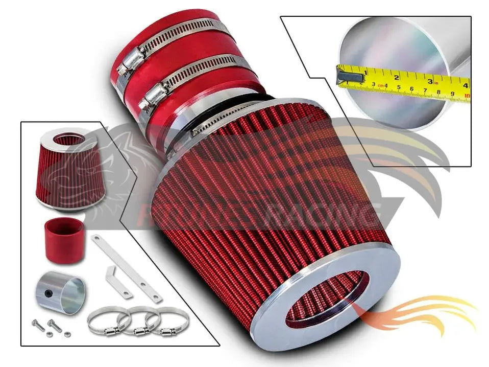 Short Ram Air Intake Kit For 1996-2001 Kia Sephia 1.6L 1.8L L4, 2002-2005 Sedona LX EX 3.5L V6, 2001-2006 Optima 2.4L I4 2.5L 2.7L V6 | Rtunes Racing | SI-KA-02RD