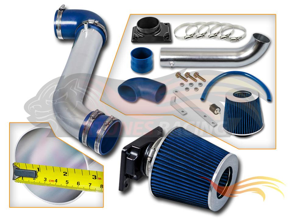 Short Ram Air Intake Kit For 2001-2005 Dodge Stratus 2.4L L4, 3.0L V6 | Rtunes Racing | SI-MT-05BL
